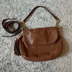 Michael Kors bag, camel colored leather